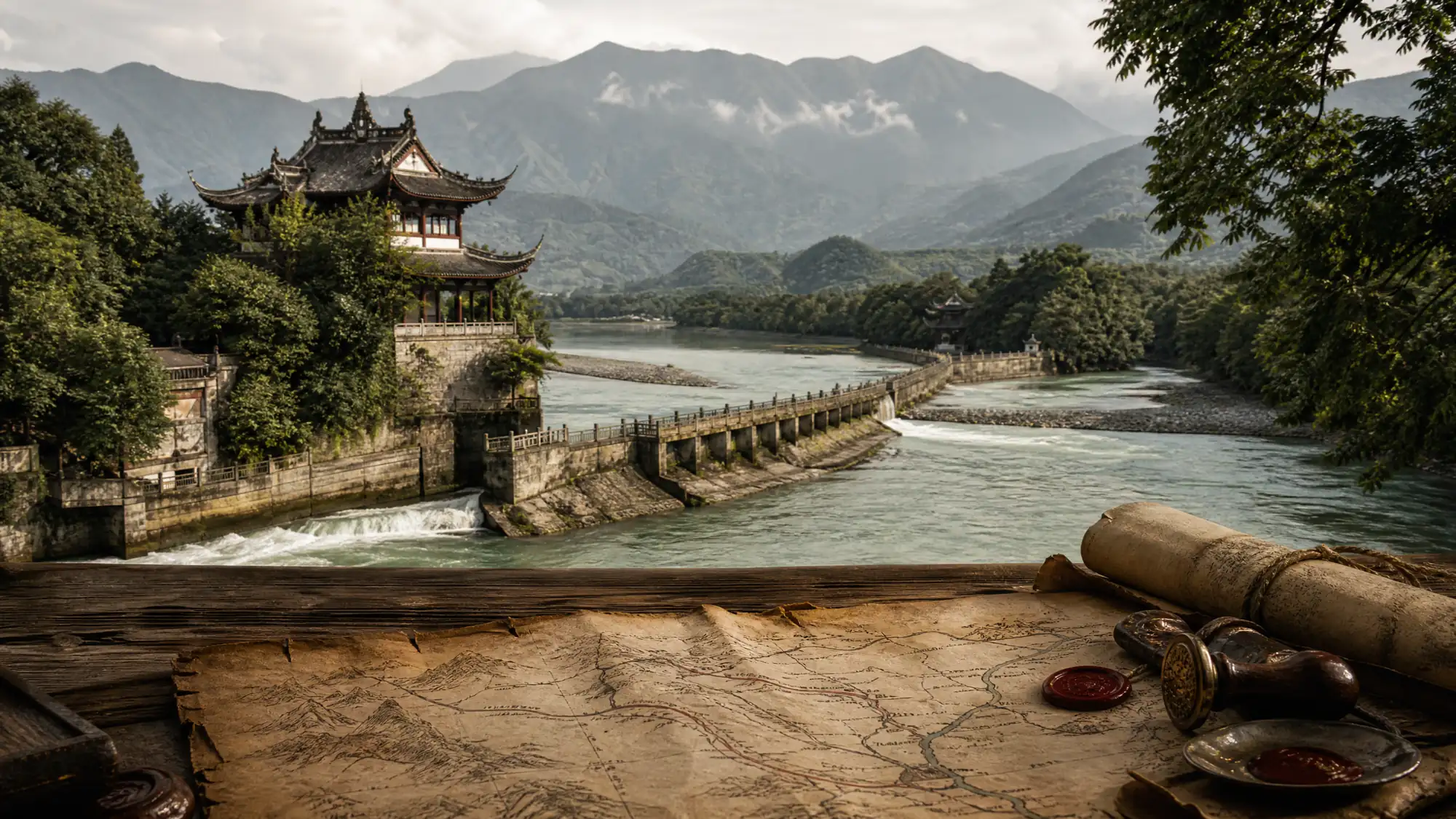 Explorez une merveille d'ingénierie sans barrage vieille de 2,280 ans et observez des pandas géants dans un sanctuaire forestier de montagne aux portes de Chengdu.